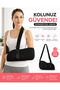 Orthopedic Sponge Arm Strap Adjustable Shoulder Support Strap Standard Size Right Left Compatible Suitable for Women and Men Black Color - 3