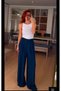 Women's Milano Wide Leg Fabric Trousers