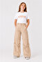 Girl's Convertible Pants Shorts with Snap Buttons 2 in 1 2568
