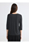 Original Oval Neck Polka Dot Blouse - 4