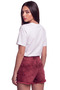 Women's Cherries Cherry Leopard Printed Relaxed Fit T-Shirt White - 7