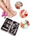12 Pieces Stainless Steel Compact and Portable Manicure Scissors Nail Clippers - 3