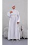 Side Tie Muslin Hijab Dress