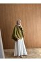 Women's Bat Sleeve Shawl Collar Hijab Shirt - 2
