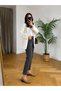 Smoked Boyfriend Mom Jean High Waist Daily Casual Wear Comfort Women's Denim Trousers (Newseason)(2026) - 2