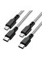 USB A to Micro USB Cable, 3M [2-PACK] Micro USB Cables, TPE Android Fast Charging Data Sync for Smar - 4