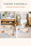 Digital Non-Slip Washable Duck Single Modern Bath Mat Bathroom Rug Bathroom Decor 70X40 cm - 2