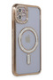 Ilkestor iPhone 11 Case Joke Simli Magneticsafe Case (01723) - Gold