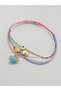 4-Piece Sea Figured String Bracelet Crab Fish Mussel Evil Eye Beaded Adjustable Bracelet