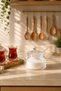 Lm-0018 Glass Sugar Bowl with Spoon and Lid, Presentation Container, Honey and Jam Jar, Storage Container 200ml - 3