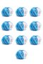 Jeans Splash 10 Pieces Hand Knitting Yarn (944) 55% Cotton 45% Polyacrylic 50 Gr 160 Mt Amigurumi and Knitting Yarn