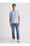 Peak New Season Blue Crew Neck Men's T-Shirt - 2