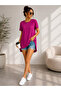 Women's Basic Tunic Short Sleeve Casual Stylish (E7) - 3