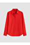 Lcw Everyday Red 100% Cotton Women's Shirt - 5