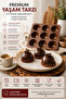 9-Piece Silicone Hemisphere Mold Single |   Non-Stick Mousse, Chocolate, Mini Cake and Dessert Mold |   Bpa Free |   25X25 cm - 3