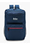 Logo Print 3-Piece School Backpack for Kids 13+ Years with Lunch Bag and Pouch - 2