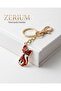 Trend Bag Charm and Ornament Keychain with Enamel Cat Figure Premium - 7