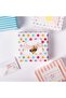 Gift Wrapping Paper Sheets - Dots, Herts, Stripe Colorful Wrapping Paper - 6 Folded Sheets - - 6