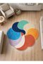 Sdt Fish Theme Patterned Modern Woven Base Decorative Carpet Sdtamor1361 - 2