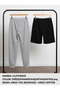 Sweatpants Shorts 2-Piece Combination Thin Summer Sweat-Absorbing Ex Printed Women's / Men's Unisex Model - 2