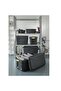 Storage Box With Wheels, Black, 190 Liters, 99.7 x 59 x 66 cm, HTC-STR-753
