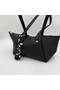 Women's Shoulder Bag with Strap Large Size Daily Stylish Handbag Black Tote Bag Cn01 - 2