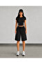 Double Black Gray Shorts Women's Relaxed Fit High Waist Two Thread Cotton Shorts Combination - 6