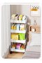 4 Level Kitchen Shelf White Storage Shelf With Universal Wheel For Easy Movement - 5