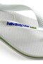 Men's Slippers - Brasil Logo, 4110850 -0001 Model, White - 4