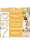 30 Metal Photo Folders - Birthday Place Card Folders (Gold) - 3