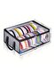 One baseball cap storage box, grey, 50.8 x 40.6 x 17 cm, tote bag, spacious for storing hats, double-layered plush bag. - 5