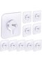 No nails required for hanging picture frames; waterproof and oil-proof; suitable for kitchens, bathrooms, homes, and offices - 10-pack