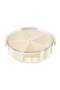 5-Compartment Snack Tray with Lid, Airtight Compartmentalized Food Storage Box for Nuts, Dried Fruit & Candy