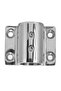 Marine handrail accessories 316 stainless steel marine and yacht handrail rectangular column base 7/8 inch holes - 3