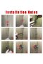 90° right-angle sliding door lock, with sliding door lock ring and barn door lock - 4