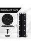 L-shaped corner connectors, 4-pack, stainless steel L-shaped metal brackets, suitable for furniture, shelves, cabinets, reinforcement and repair. - 2