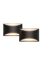 Modern LED Wall Lights, 3000K Warm White Light, Hard Wiring Wall Light Set (2-pack) - 4