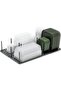 Kitchen Cabinet Storage Bin - Adjustable - Charcoal - Set of 2