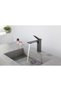 Basin faucet, or bathroom faucet, made of brushed 304 stainless steel, anti-scaling basin faucet, hot and cold water faucet, hose not included - 3