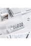 Organize Cards Card Holder DIN A8 5 Compartments 27.7x10x8 cm Perfect for Storing Cards Business Cards Sticky Notes - 3