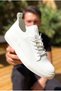 Zrk-X110 Premium Comfortable Slip-On Laceless Breathable Knitwear Men's Shoes White