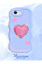 Case Compatible with iPhone 7/8/Se 2020 2022, with Sweet Pink Heart Motifs, Three Color Options