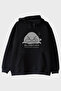 It Me Printed Blobfish Design Black Hoodie