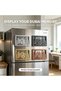 Premium Dubai Travel Souvenir Gift Idea, 3D Retro Alloy City Skyline Relief Fridge Decoration, Burj Khalifa and Palm Tree Motif, 4 Metallic Color Choices for Home Kitchen Decor. - 7