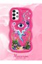 Samsung Galaxy A73 Compatible Colorful Psychedelic Eye Mushroom Drawing Flat Print Case