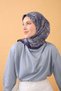 Velora Scarf Vintage Paisley Navy Blue - 3