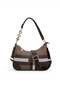 Dark Brown - Brown Plaid Women's Shoulder Bag Sp1277 - 8