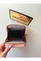 Altın Gold Mini Accordion Women's Wallet with Card Holder |   Zippered Multi-Compartment Snap Fastener - 3