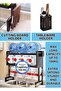 Double Layer 2 Tier Over The Sink Dish Drying Stand Drainer Organizer Storage Rack With Dustproof Door Kitchen Countertop Cutlery Organizer Utensil Holder Drain Bracket Shelf 85cm (White) - 8