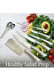 8-Piece Kitchen Knife Set with Countertop Holder, Scissors & Sharpener, Ultra-Sharp Chef Knives for Meat & Vegetable Prep, Ergonomic Handle Cooking Cutlery for Home Kitchens & Chefs - 7